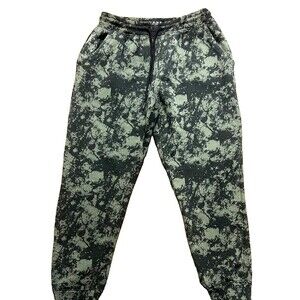 WXYZ MFG Co  Men’s M Camo Jogger Fleece Sweatpants Forest Green Pockets
